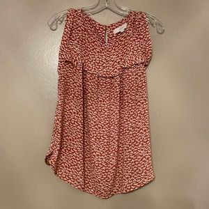 Casual dressy sleeveless blouse